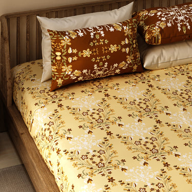 Celebrating India - 200TC Pure Cotton King Size Bedsheet (ETH06)