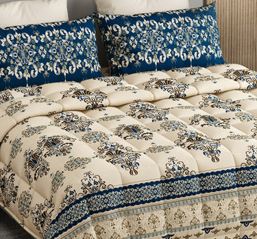 RANGRITI 180TC Pure Cotton King Size Comforter Bedding Set