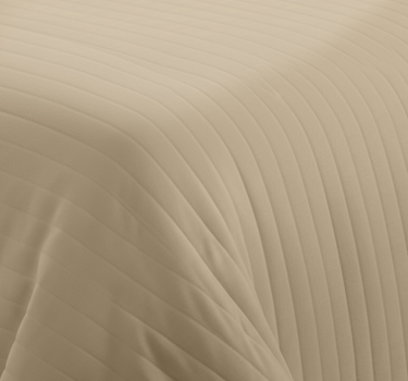 Heather Quilted Cotton Linen Bedcover cum AC Comforter Set with 2 Pillow Covers, King Size (Beige)