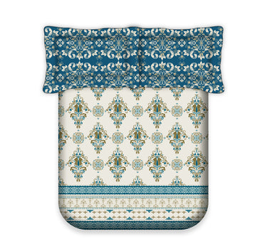 RANGRITI 180TC Pure Cotton King Size Comforter Bedding Set