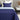 Aura king Size Reversible Bedcover Comforter (NavyBlue)
