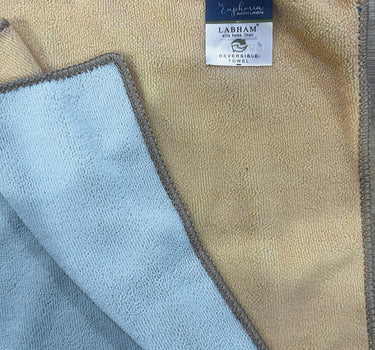 Euphoria Bath Towel 450GSM Reversible, Soft, Absorbent, Anti Microbial, Anti Odour - Aqua