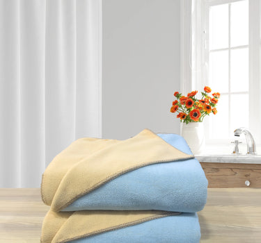 Euphoria Bath Towel 450GSM Reversible, Soft, Absorbent, Anti Microbial, Anti Odour - Aqua