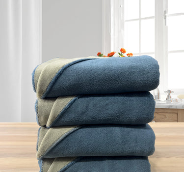Euphoria Bath Towel 450GSM Reversible, Soft, Absorbent, Anti Microbial, Anti Odour - Olive