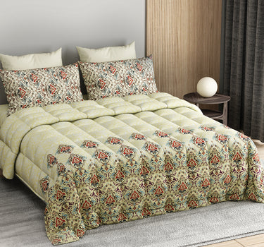 RANGRITI 180TC Pure Cotton King Size Comforter Bedding Set