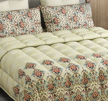 RANGRITI 180TC Pure Cotton King Size Comforter Bedding Set