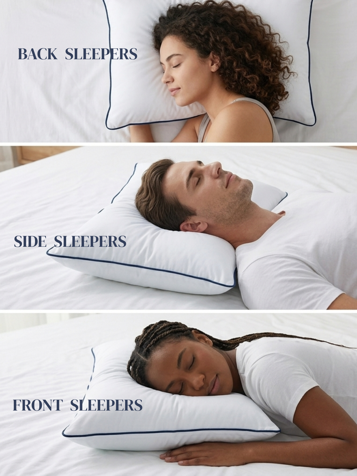 Labham Loft Pillow specification card showing size 46 x 71 cm, micro peach shell and 1.5D microfibre fill