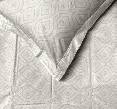 Kadambari 300TC Percale Cotton 7Pc Luxury Bedding Set