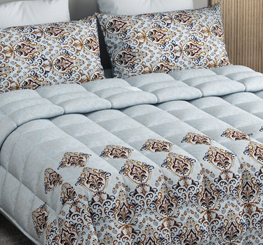 RANGRITI 180TC Pure Cotton King Size Comforter Bedding Set