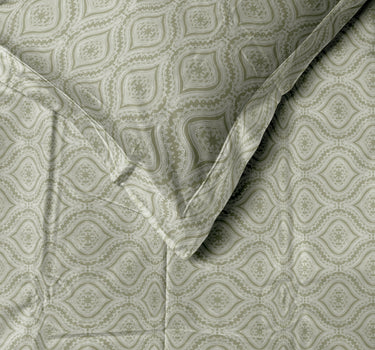 Kadambari 300TC Percale Cotton 7Pc Luxury Bedding Set