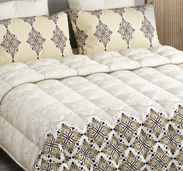 RANGRITI 180TC Pure Cotton King Size Comforter Bedding Set