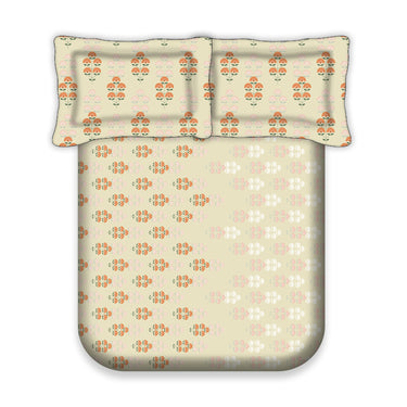 Celebrating India - 200TC Pure Cotton King Size Bedsheet (ETH09)