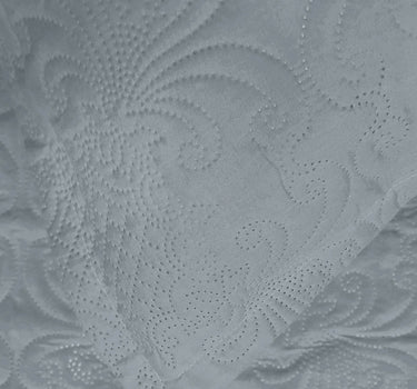 Sensation - Quilted King Bedcover Set with 2 Pillow Covers(Ash Grey)