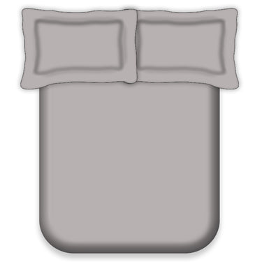 300TC - King size Solid Bedsheet Set (Ash Light)