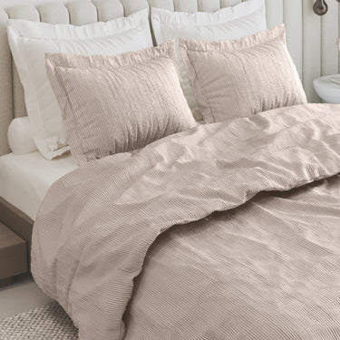 Heather - Yarn Dyed Linen King Size Bedsheet Set