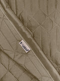 LABHAM® Azure Quilted King Bedcover Set – 300 GSM EverTouch™ Microfibre with LazerTech™ Quilting, 2 Pillow Covers & Storage Bag – Beige 4