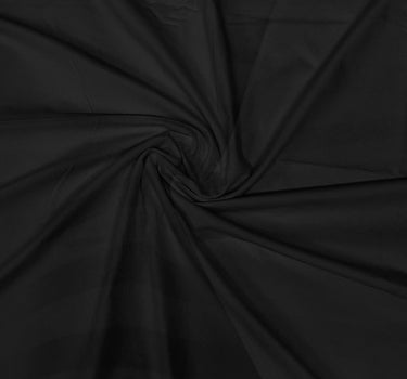 Simple Living - 210TC Satin Stripe Bedsheet Set(Black)