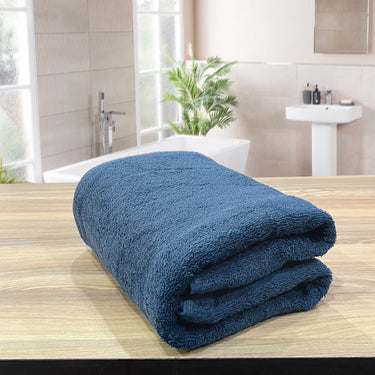 Revive- 450GSM Pure Cotton, Super Soft Bath Towel (75cm x 150cm) (Blue)