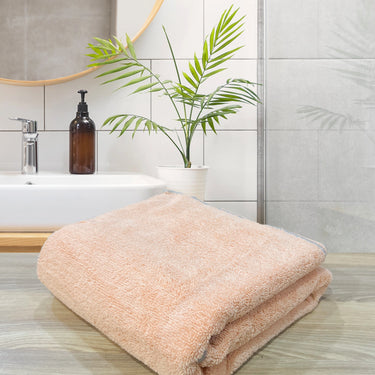 Insignia 450GSM High Absorbent, Super Soft, Anti Microbial, Bath Towel (75cm x 150cm), Blush