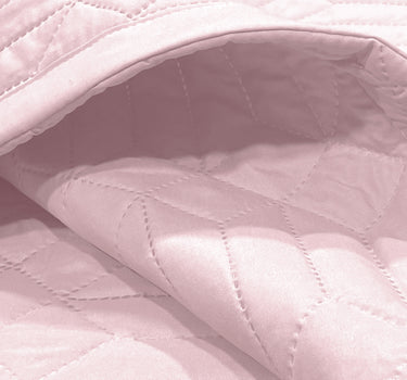 LABHAM® Azure King Size Bedcover Set - 300GSM Quilted, (90"x108") Super Soft, Durable, Easy Care, Bedspread with 2 Pillow Covers & Storage Bag (Blush)