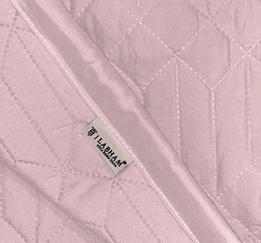 LABHAM® Azure King Size Bedcover Set - 300GSM Quilted, (90"x108") Super Soft, Durable, Easy Care, Bedspread with 2 Pillow Covers & Storage Bag (Blush)