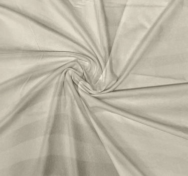 Simple Living - 210TC Satin Stripe Bedsheet Set(Cream)