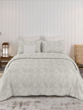 Sensation - Quilted King Bedcover Set with 2 Pillow Covers(Cream) thumbnail 2