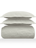Sensation - Quilted King Bedcover Set with 2 Pillow Covers(Cream) thumbnail 3