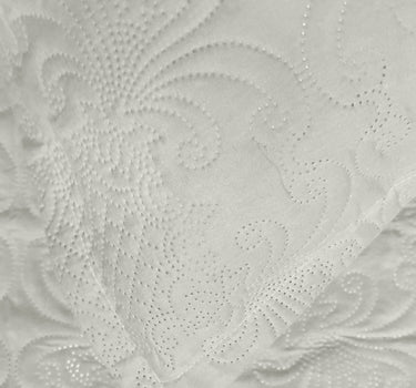 Sensation - Quilted King Bedcover Set with 2 Pillow Covers(Cream)