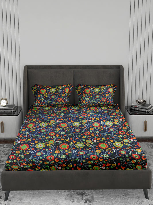 Crystal | 140Gsm Glace Cotton | Double Bed King Size