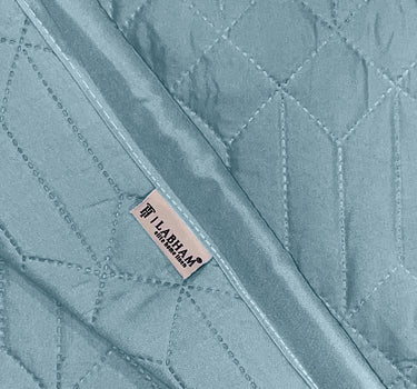 LABHAM® Azure King Size Bedcover Set - 300GSM Quilted, (90"x108") Super Soft, Durable, Easy Care, Bedspread with 2 Pillow Covers & Storage Bag (Denim)