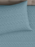 LABHAM® Azure Quilted King Bedcover Set – 300 GSM EverTouch™ Microfibre with LazerTech™ Quilting, 2 Pillow Covers & Storage Bag – Denim 6