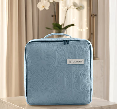 Sensation Quilted Bedcover cum AC comforter Set with 2 Pillow Covers.(Denim)