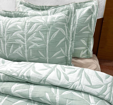 Egyptian Cotton King Bedcover With 2 Pillow Covers And Multipurpose Bag