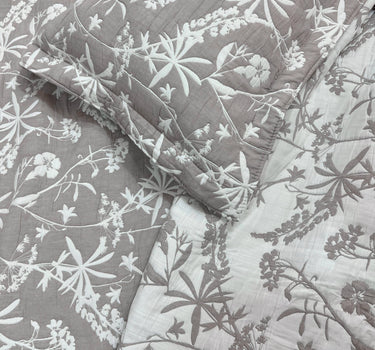 Egyptian Cotton King Bedcover With 2 Pillow Covers And Multipurpose Bag