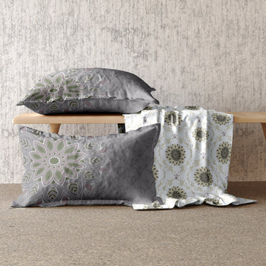 Eden Garden - 200TC King Size Pure Cotton Digital Printed BedSheet