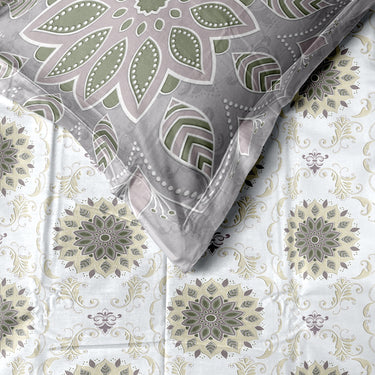 Eden Garden - 200TC King Size Pure Cotton Digital Printed BedSheet