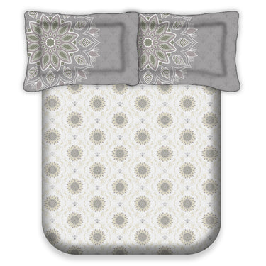 Eden Garden - 200TC King Size Pure Cotton Digital Printed BedSheet