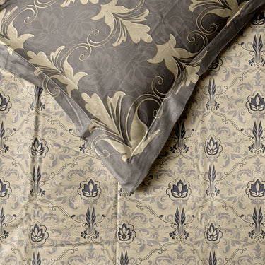 Eden Garden - 200TC King Size Pure Cotton Digital Printed BedSheet