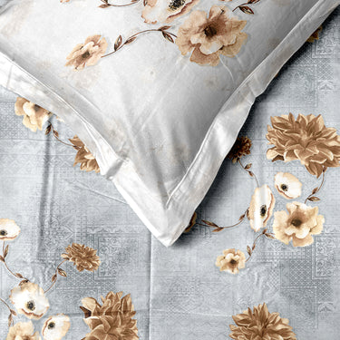 Eden Garden - 200TC King Size Pure Cotton Digital Printed BedSheet