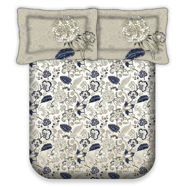 Eden Garden - 200TC King Size Pure Cotton Digital Printed BedSheet