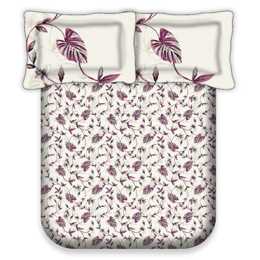 Eden Garden - 200TC King Size Pure Cotton Digital Printed BedSheet