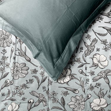 Eden Garden - 200TC King Size Pure Cotton Digital Printed BedSheet