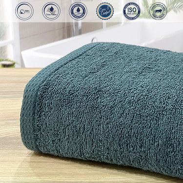 Revive- 450GSM Pure Cotton, Super Soft Bath Towel (75cm x 150cm) (Green)