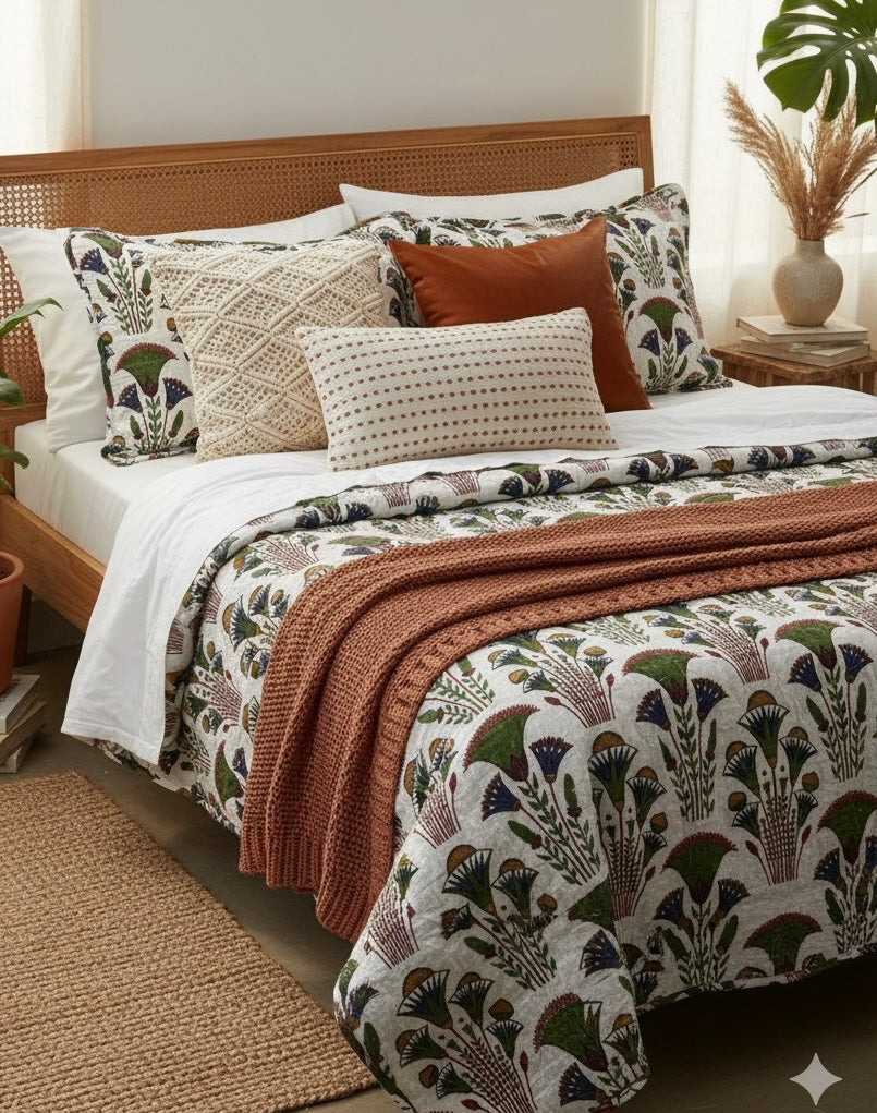 BOHO Hand Made Pure Cotton AC Comforter