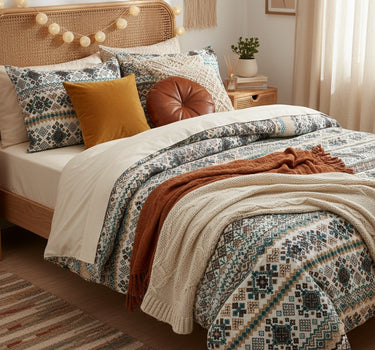 BOHO Hand Made Pure Cotton AC Comforter