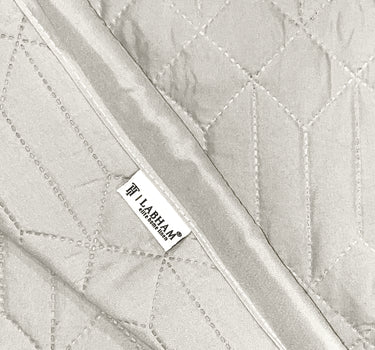 LABHAM® Azure King Size Bedcover Set - 300GSM Quilted, (90"x108") Super Soft, Durable, Easy Care, Bedspread with 2 Pillow Covers & Storage Bag (Ivory)