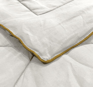 Casper Super Soft All Season AC Comforter 300GSM - Pure Virgin Microfiber, Insulating & Thermal Comfort (Ivory)