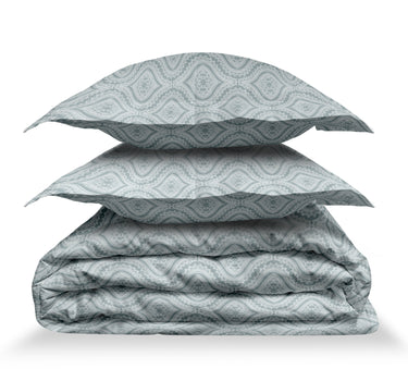 Kadambari 300TC Percale Cotton 7Pc Luxury Bedding Set