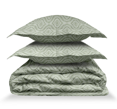 Kadambari 300TC Percale Cotton 7Pc Luxury Bedding Set